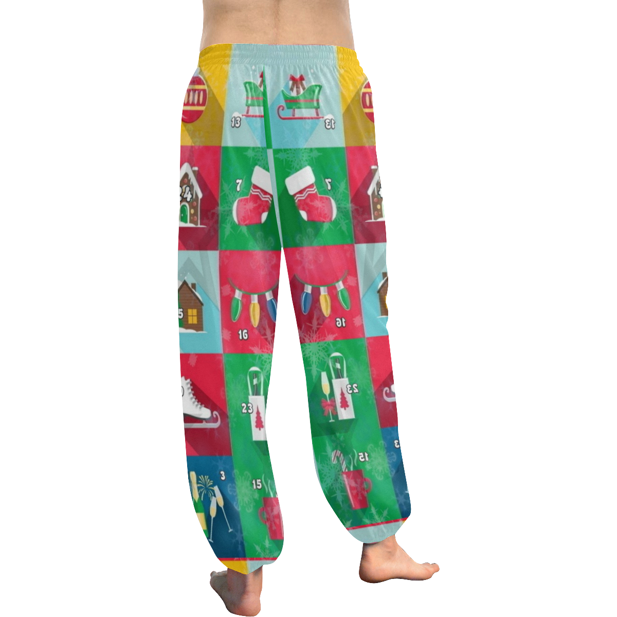 Christmas Calender by Nico Bielow Women's All Over Print Harem Pants (Model L18)