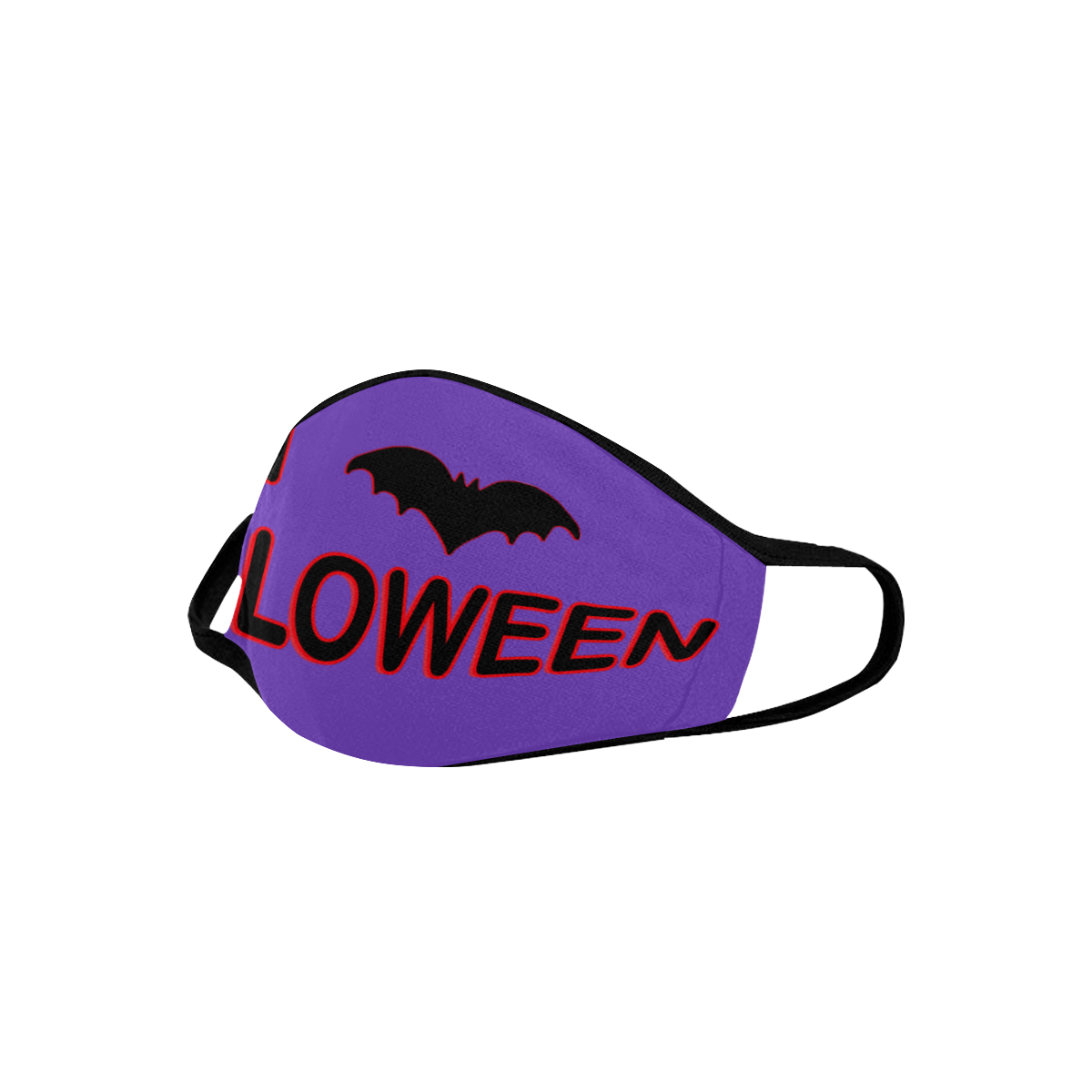 I Love Halloween (BAT) Mouth Mask