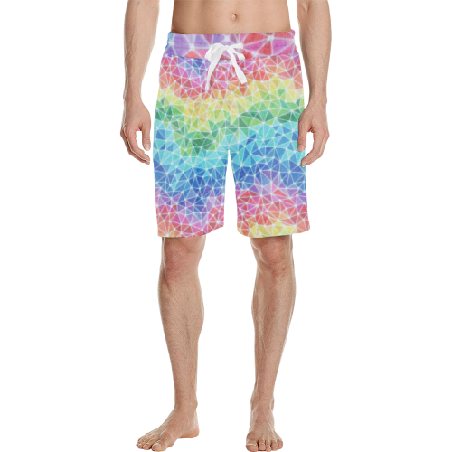 Brain Waves Men's All Over Print Casual Shorts (Model L23)