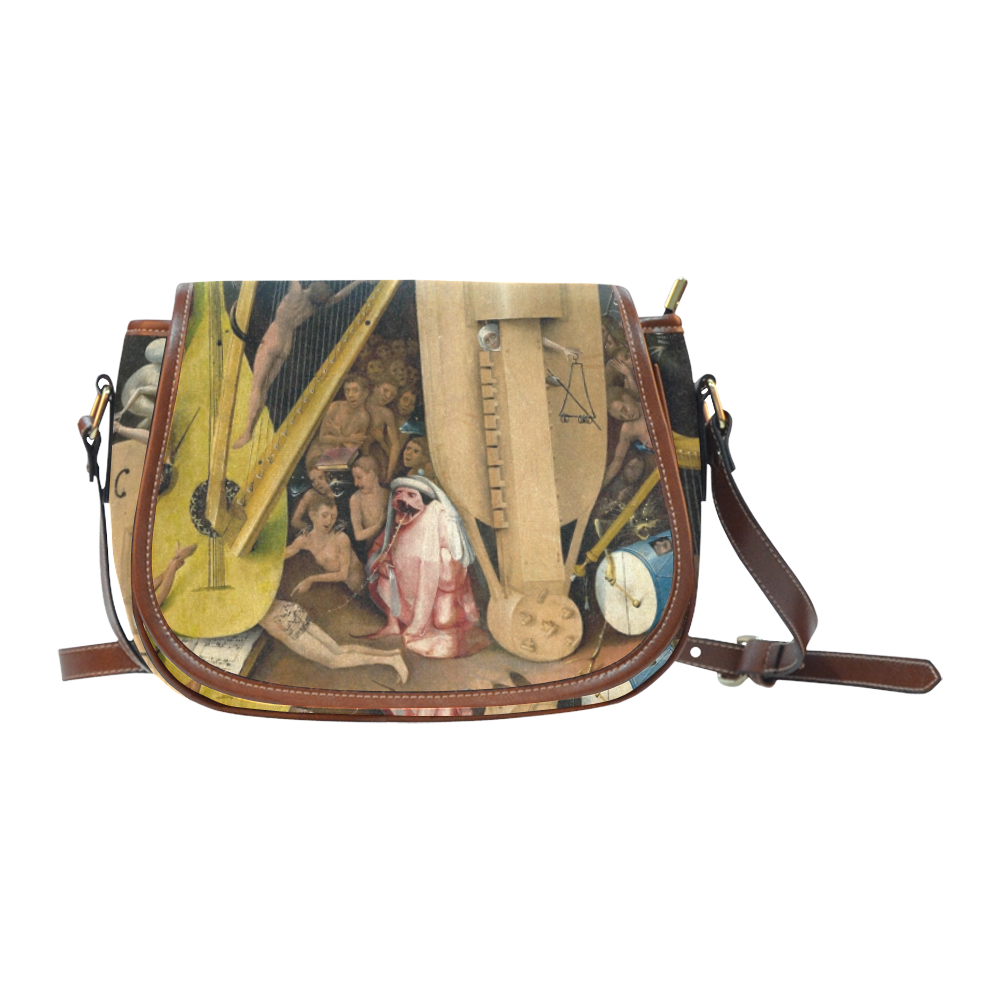 Hieronymus Bosch-The Garden of Earthly Delights (m Saddle Bag/Large (Model 1649)