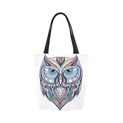 Colorful-Owl-Design-2 Canvas Tote Bag (Model 1657)