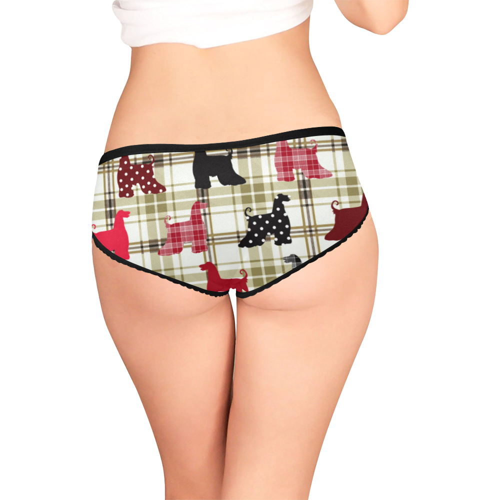 Afghan Hound Women's All Over Print Girl Briefs (Model L14)