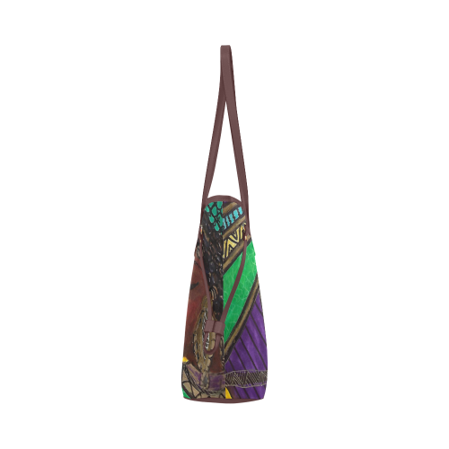 Butterfly woman Clover Canvas Tote Bag (Model 1661)