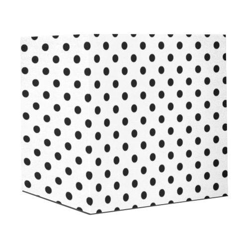Black Polka Dots on White Gift Wrapping Paper 58"x 23" (3 Rolls)