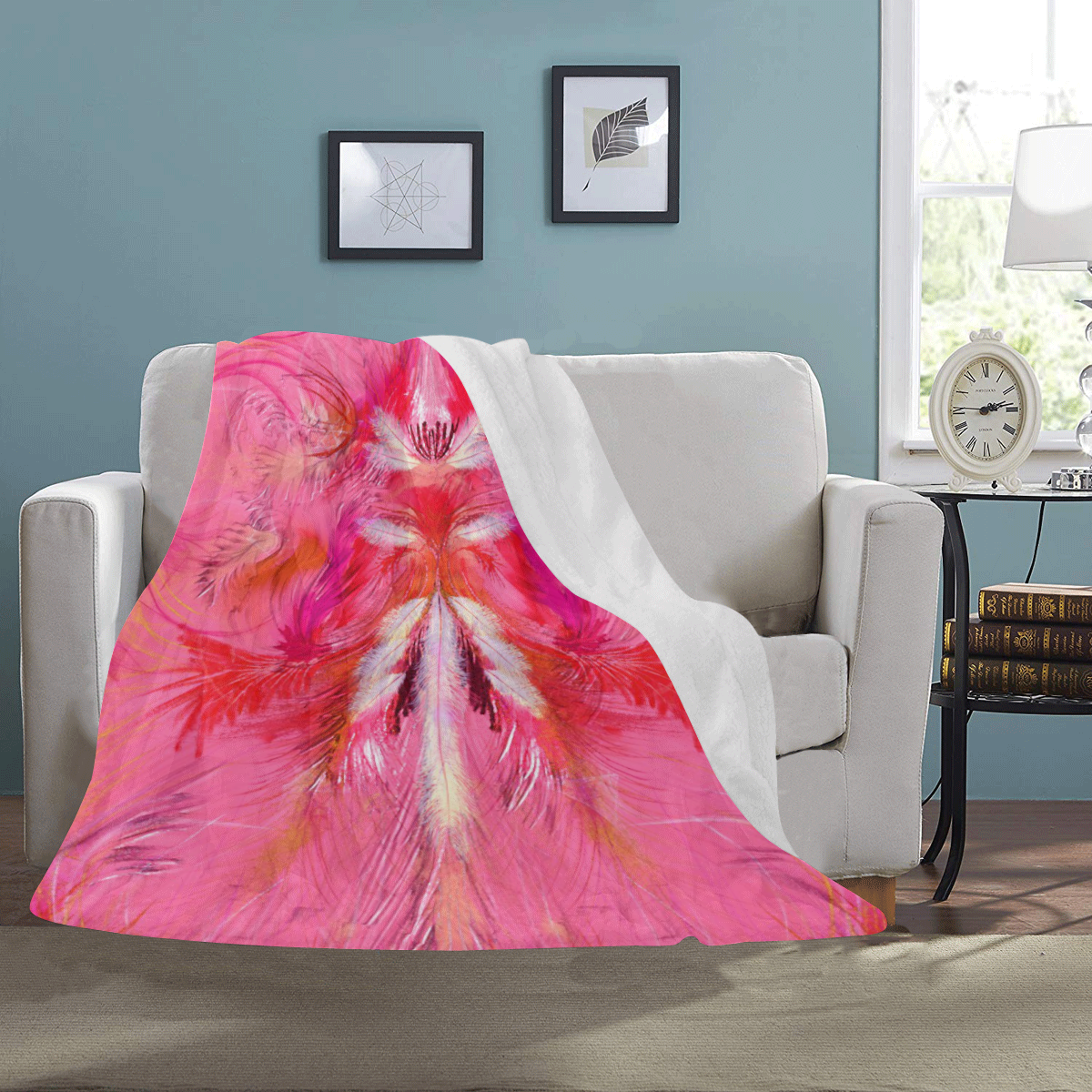 plumes12 Ultra-Soft Micro Fleece Blanket 50"x60"