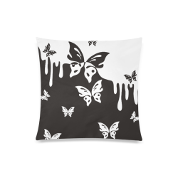 Animals Nature - Splashes Tattoos with Butterflies Custom Zippered Pillow Case 20"x20"(Twin Sides)