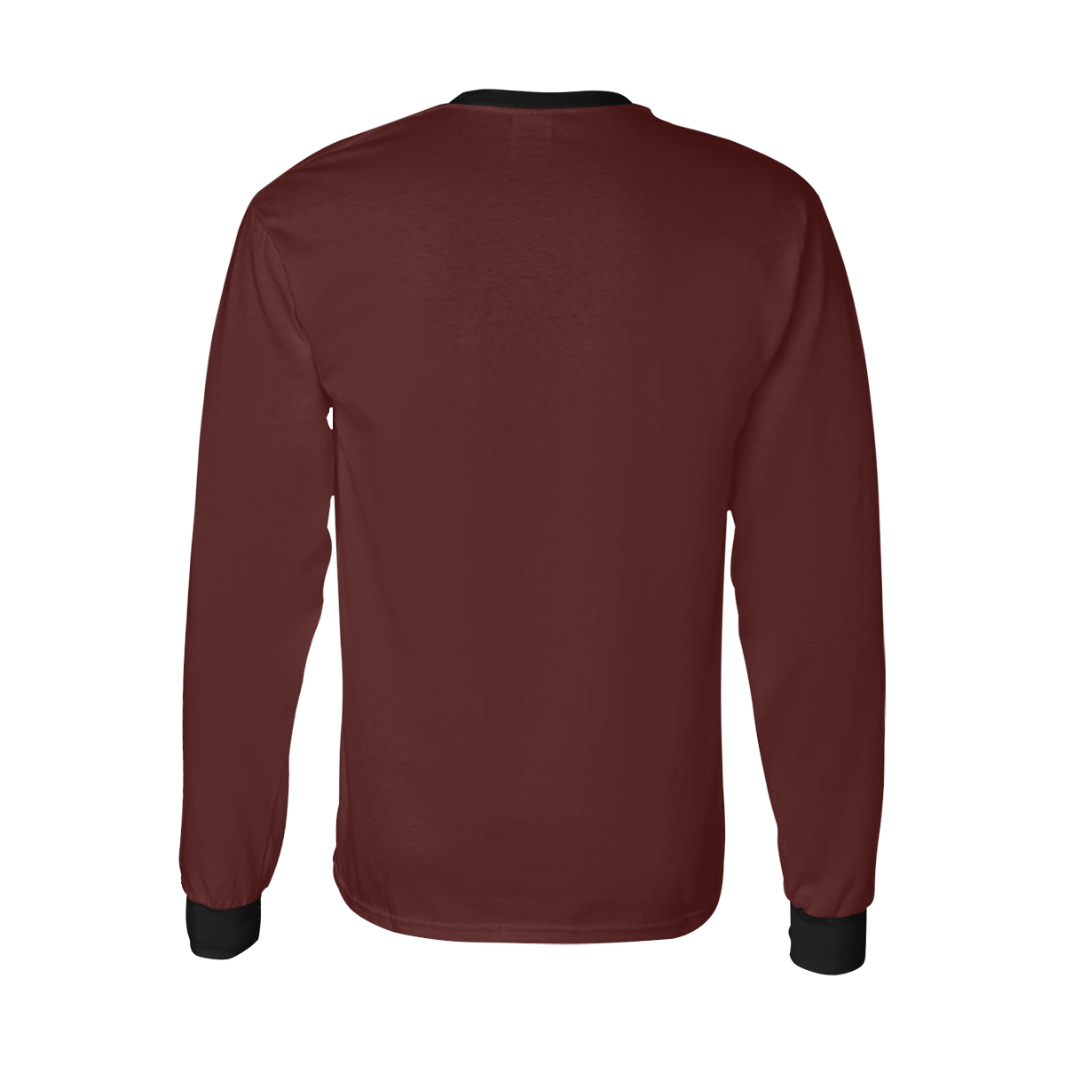 What? Maroon Men's All Over Print Long Sleeve T-shirt (Model T51)