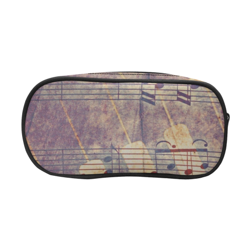 Music, vintage look B by JamColors Pencil Pouch/Large (Model 1680)