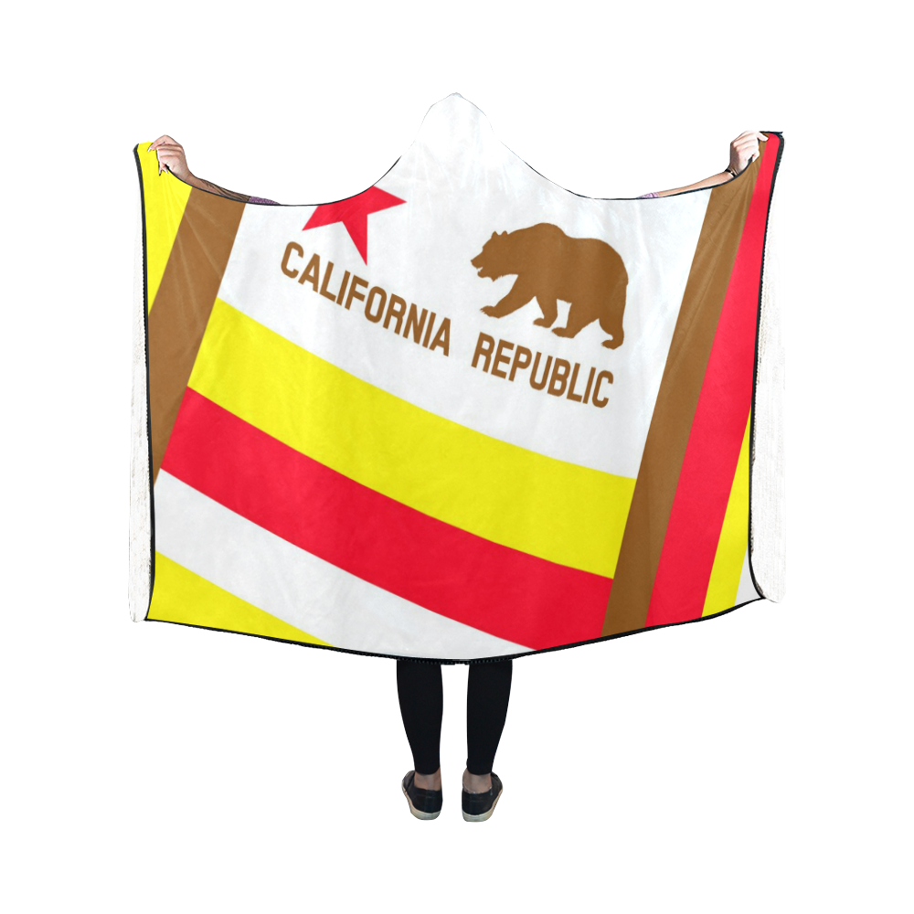 CALIFORNIA REPUBLIC 2 Hooded Blanket 50''x40''