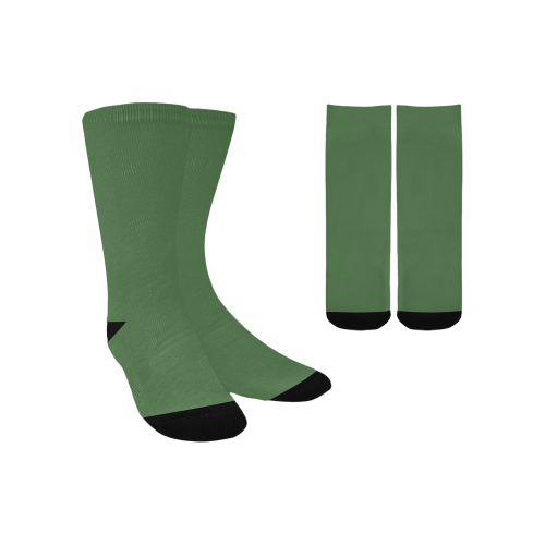 color artichoke green Kids' Custom Socks
