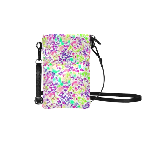 Floral Summer Greetings  1C by JamColors Small Cell Phone Purse (Model 1711)