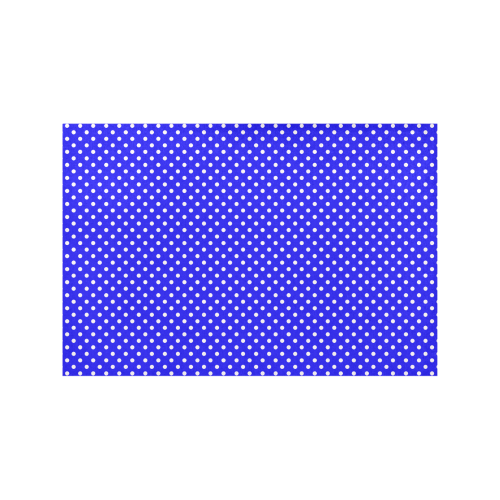Blue polka dots Placemat 12’’ x 18’’ (Set of 6)