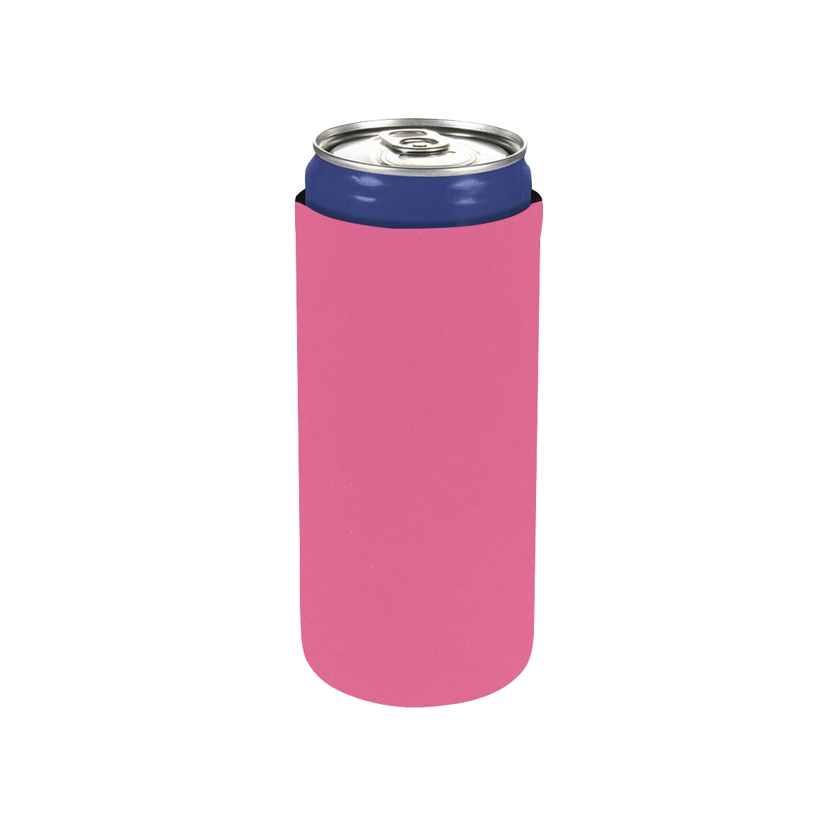 color French pink Neoprene Can Cooler 5" x 2.3" dia.