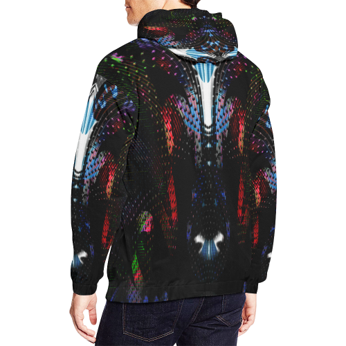 Alien Party Ram Deep All Over Print Hoodie for Men (USA Size) (Model H13)