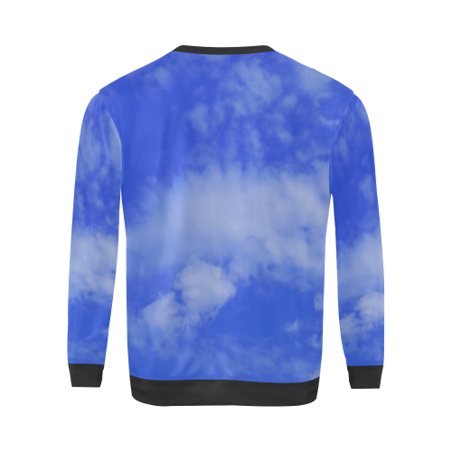 Blue Clouds Arts Add All Over Print Crewneck Sweatshirt for Men/Large (Model H18)