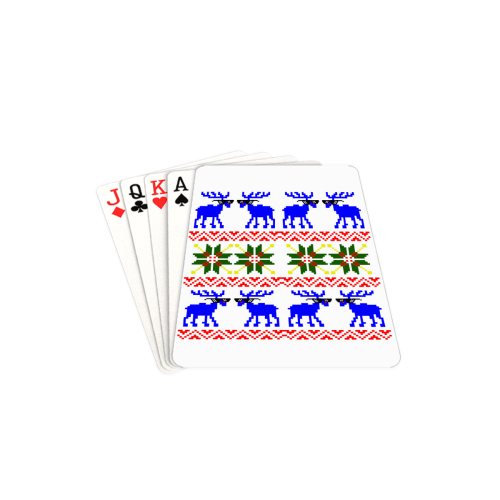 Christmas Ugly Sweater Deal With It Playing Cards 2.5"x3.5"