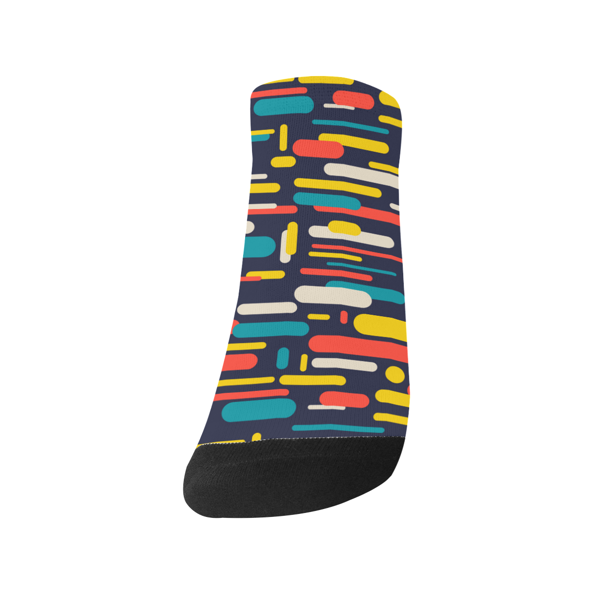 Colorful Rectangles Men's Ankle Socks
