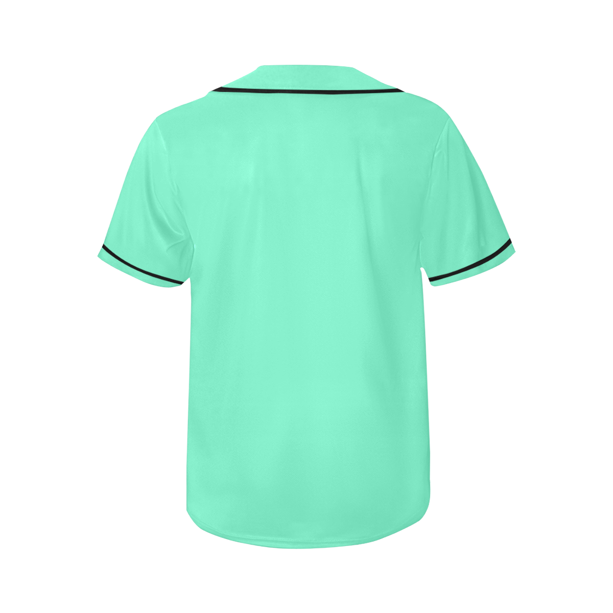 color aquamarine All Over Print Baseball Jersey for Women (Model T50)