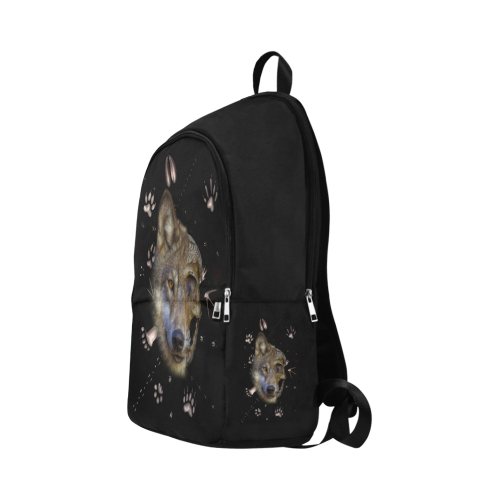 Shaman Totem Wolf Fabric Backpack for Adult (Model 1659)