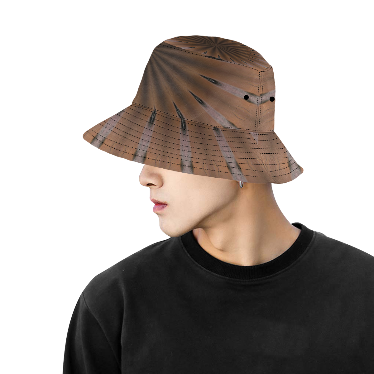 WOODZMAN All Over Print Bucket Hat for Men