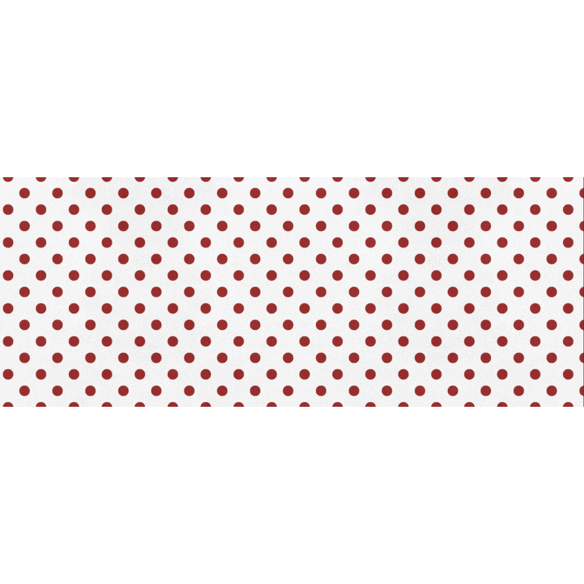 Red Polka Dots on White Gift Wrapping Paper 58"x 23" (5 Rolls)