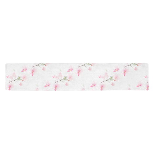 Pattern Orchidées Table Runner 14x72 inch