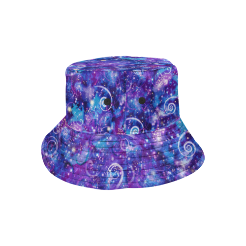Purple Cosmos All Over Print Bucket Hat