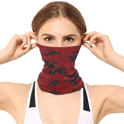 Red Camo Multifunctional Headwear