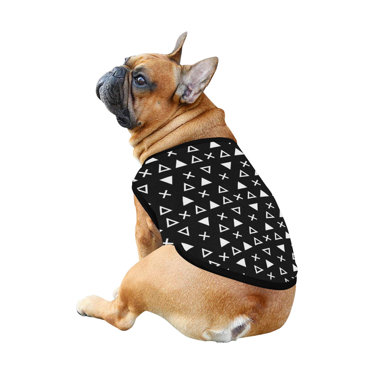 Geo Line Triangle All Over Print Pet Tank Top