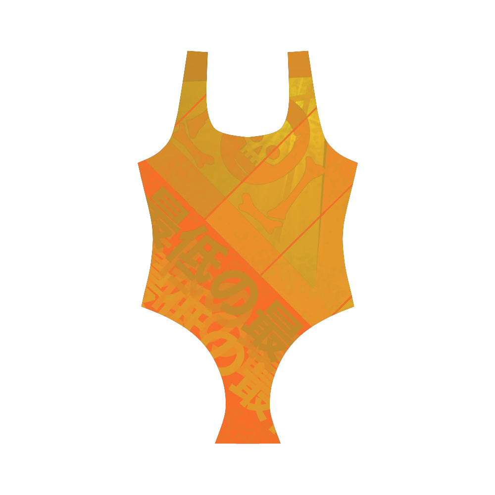 The Lowest of Low Japanese Banner Vest One Piece Swimsuit (Model S04)
