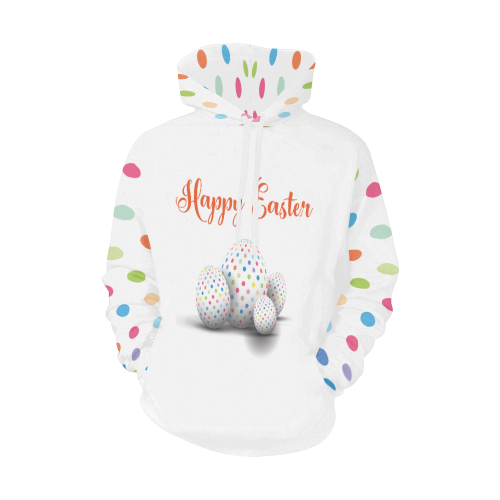 easter eggs T-Shirt All Over Print Hoodie for Women (USA Size) (Model H13)