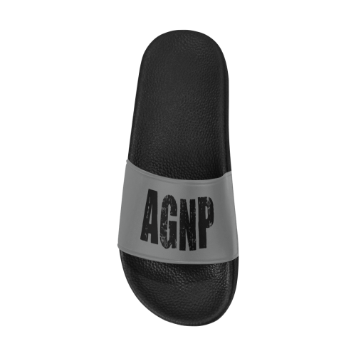 GREY Men's Slide Sandals (Model 057)
