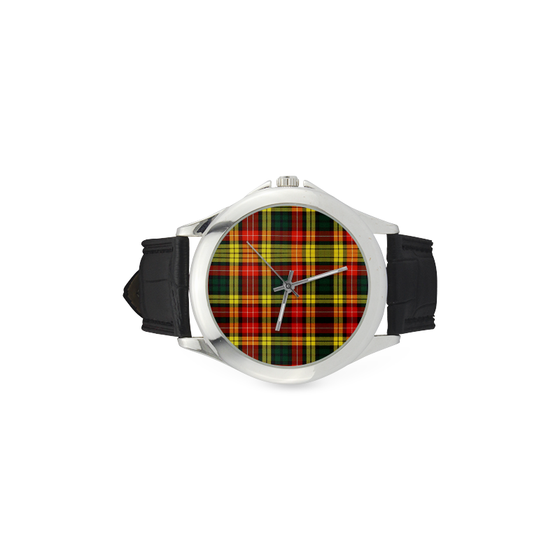 Buchanan Tartan Women's Classic Leather Strap Watch(Model 203)