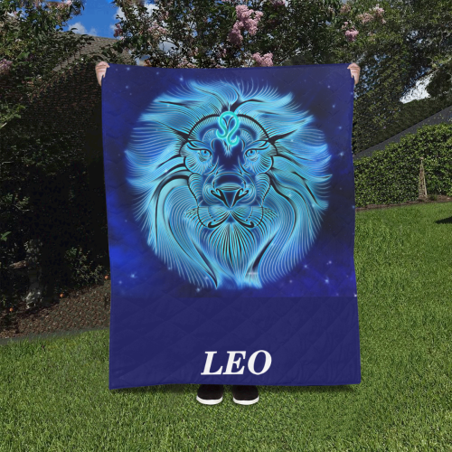 Leo design Quilt 40"x50"