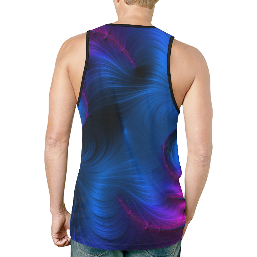 Deep Night New All Over Print Tank Top for Men (Model T46)