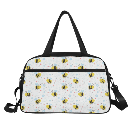 Cute Bee Pattern Fitness Handbag (Model 1671)
