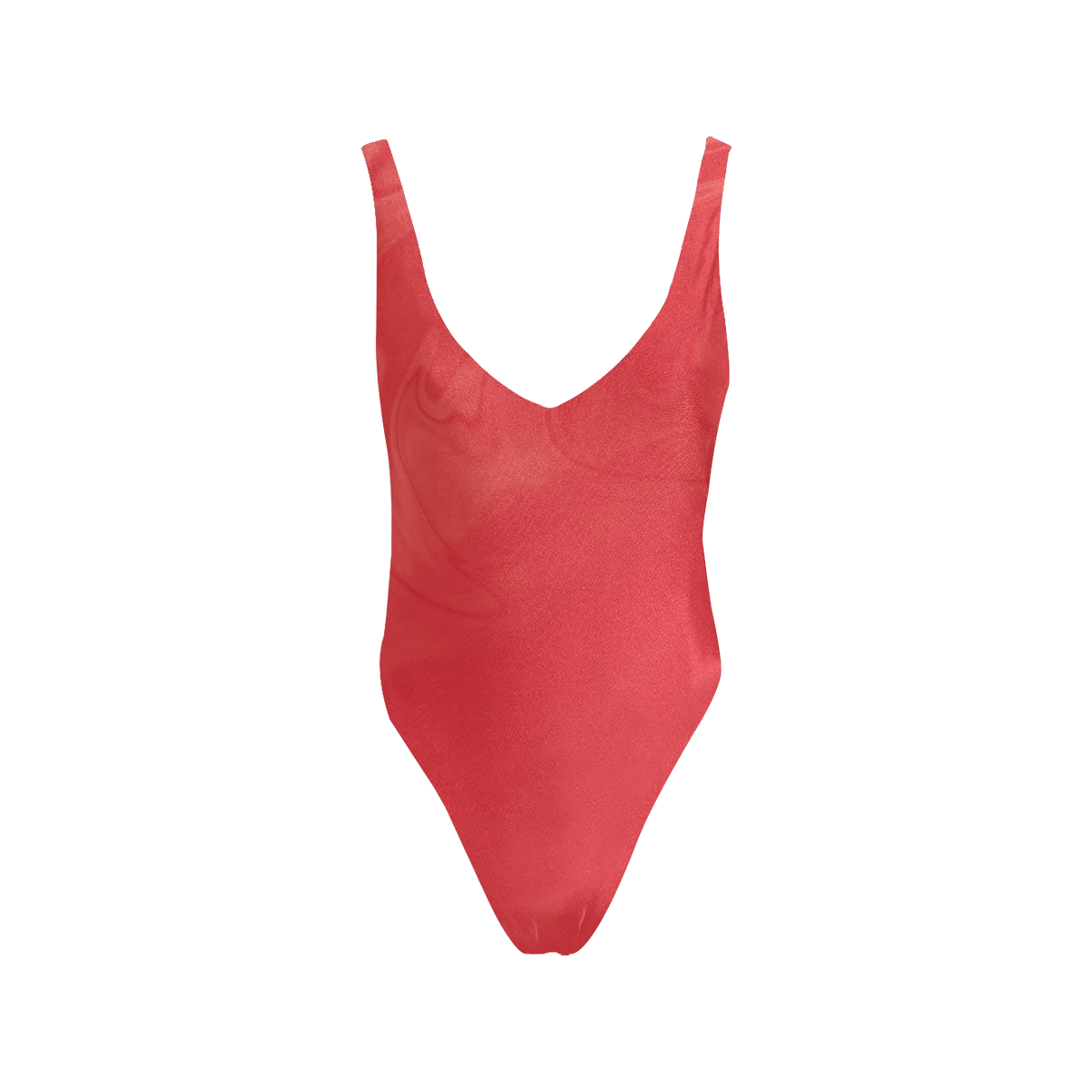 Watermelon Watercolor Sexy Low Back One-Piece Swimsuit (Model S09)