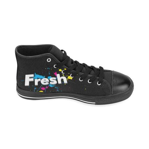 FRESHAIR High Top Canvas Women's Shoes/Large Size (Model 017)