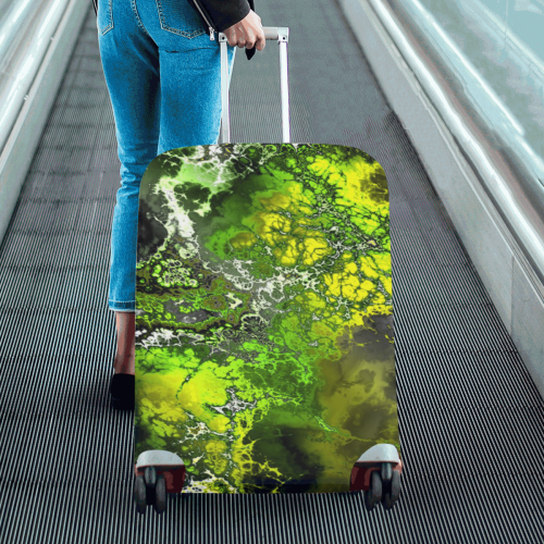 awesome fractal 27 Luggage Cover/Large 26"-28"
