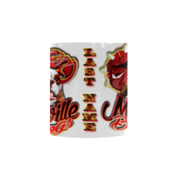 Meadville Bulldogs - Curtain - Morphing Mug Custom Morphing Mug