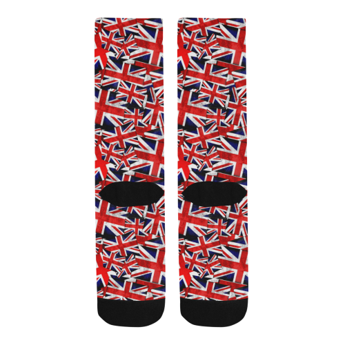 Union Jack British UK Flag Men's Custom Socks