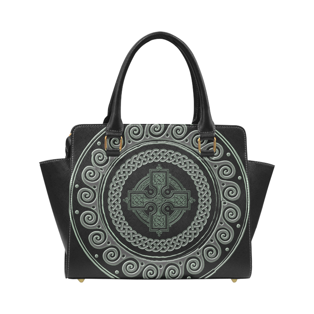 Celtic Cross With Pattern Classic Shoulder Handbag (Model 1653)