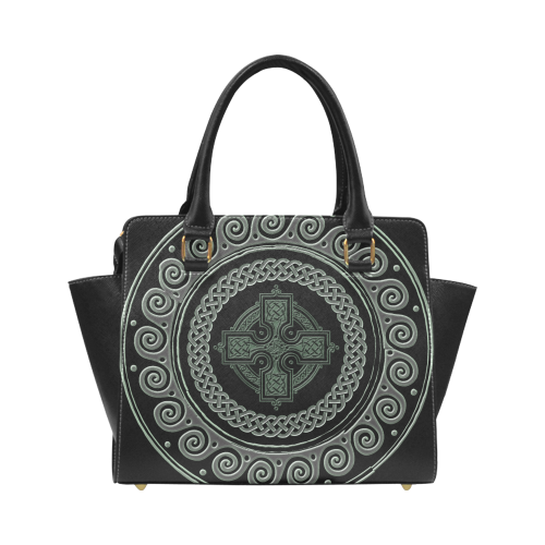 Celtic Cross With Pattern Classic Shoulder Handbag (Model 1653)