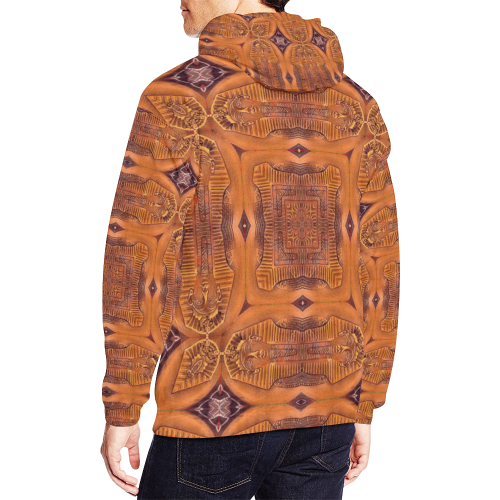 Egyptian Hoodie of the Dead VII All Over Print Hoodie for Men/Large Size (USA Size) (Model H13)