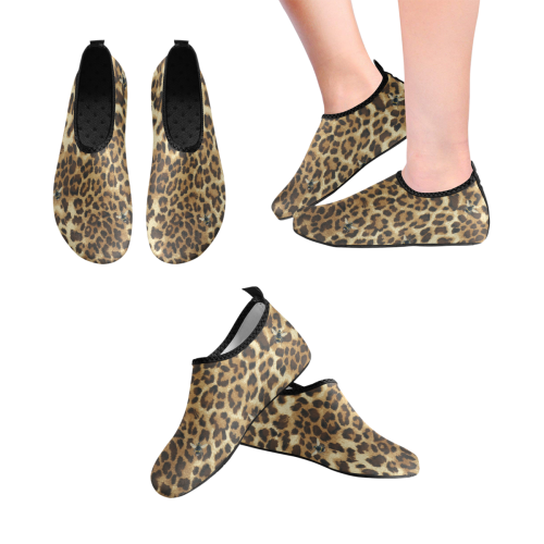 Buzz Leopard Women's Slip-On Water Shoes (Model 056)
