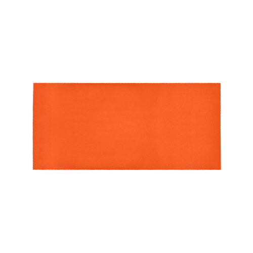 color orange red Area Rug 7'x3'3''