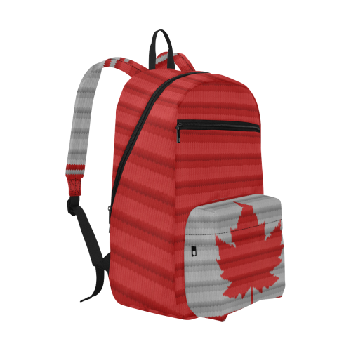Canada Backpacks Winter Knit Print Large Capacity Travel Backpack (Model 1691)