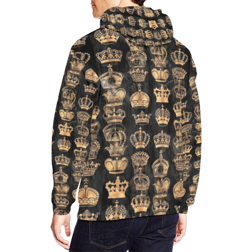 Royal Krone by Artdream All Over Print Hoodie for Men (USA Size) (Model H13)