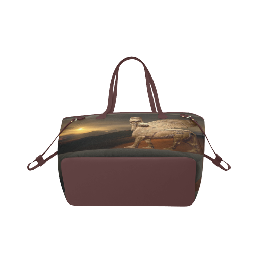 Lamassu sun shine Clover Canvas Tote Bag (Model 1661)