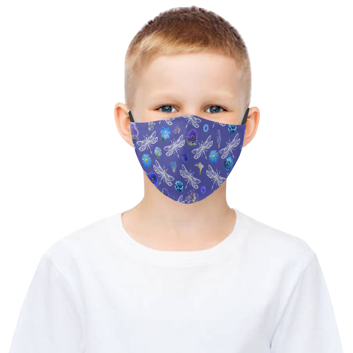 Kim's Summer Garden 3D Mouth Mask with Drawstring (Pack of 3) (Model M04)